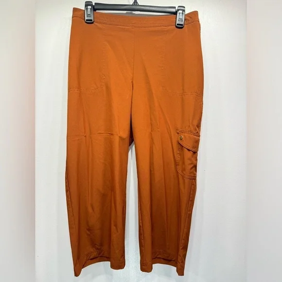 Chico’s 3 Piece Outfit Cropped Pants Cotton 3/4 Tee & Zip Front Jacket Size 1/M - Picture 11 of 15